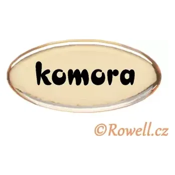 Dveřní kování SD Štítek zlatý 'komora'