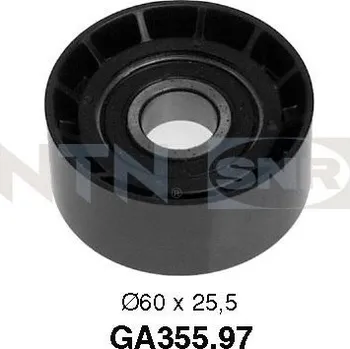 Vratná/vodicí kladka, klínový žebrový řemen SNR GA355.97