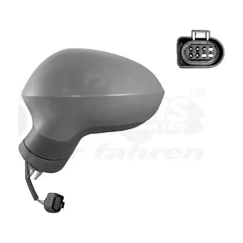 Auto zrcátko Vnější zpětné zrcátko VAN WEZEL 4940807