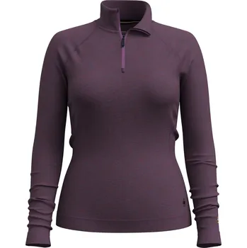 Smartwool Women's Classic Thermal Merino Base Layer 1/4 Zip - Purple Velikost: S