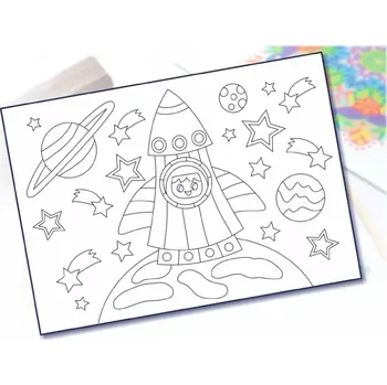 Šablona na pískování raketa A4