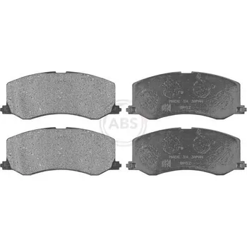 Brzdová destička Sada brzdových destiček, kotoučová brzda A.B.S. 37017