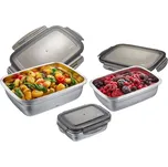 Sada nerezových dóz Gefu PREPPO SET/3ks 0,4/1/1,8l