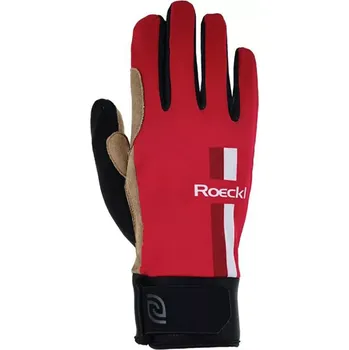 Běžecké rukavice Roeckl Lofer Festival Red (Běžkařské/biatlonové rukavice)