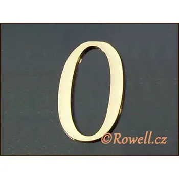 Nábytkové kování C5 Čísélko zlaté '0'