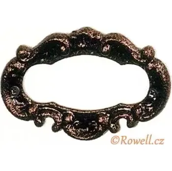 Nábytkové kování J2 Jmenovka komax bronz