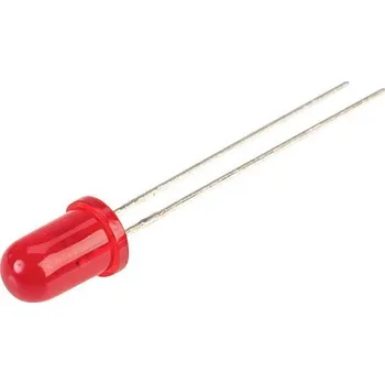 Dioda Kingbright L-7113ID-12V LED s vývody červená kulatý 5 mm 30 mcd 30 ° 8.5 mA 12 V