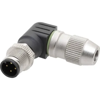 HARTING HARAX® M12-S neupravený zástrčkový konektor pro senzory - aktory, 21011405081, piny: 4, 1 ks