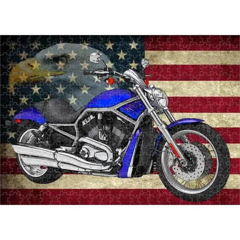 Puzzle puzzle s motorkou Harley Davidson VI 120 dílků