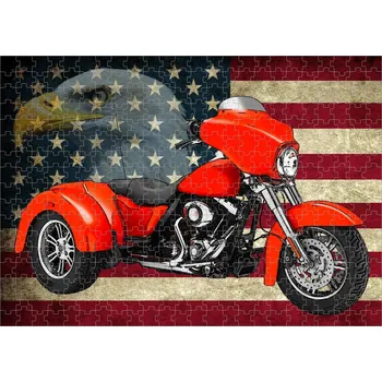 Puzzle puzzle s motorkou Harley Davidson V 120 dílků