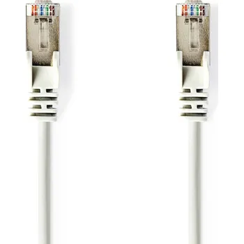 Počítačové příslušenství Nedis Síťový kabel CAT5e | SF / UTP | RJ45 Zástrčka | RJ45 Zástrčka | 5.00 m | Kulatý | PVC | Bílá | Blistr