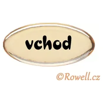 Dveřní kování SD Štítek zlatý 'vchod'