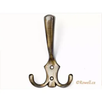 Nábytkové kování V2 věšák staromosaz