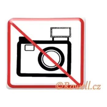 Dveřní kování NZ 'Zákaz focení' /bílá/