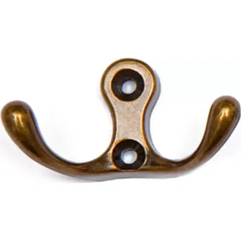 Nábytkové kování H2C Dvojháček - staromosaz