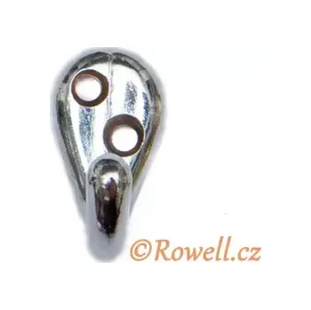 Nábytkové kování H1b háček stříbrný