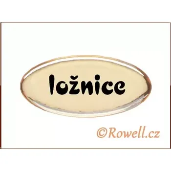 Dveřní kování SD Štítek zlatý 'ložnice'
