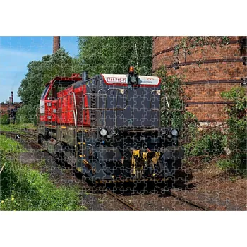 Puzzle puzzle s lokomotivou 741 715-7 300 dílků