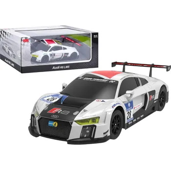 RC model auta Mamido Sportovní autíčko AUDI R8 LMS na dálkové ovládání RC 1:24 bílá černá