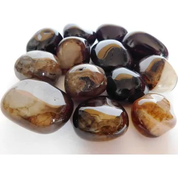 Přírodní kámen ACHÁT ČERNÝ Brazílie, cca 2 - 2,5 cm, 15 - 25 g