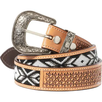 Opasek Stars & Stripes Pásek kožený WG-308 Stars & Stripes, hnědý Délka: 42