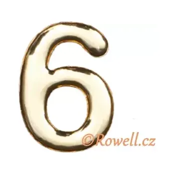 Dveřní kování C37 Číslo 37mm zlatá '6'