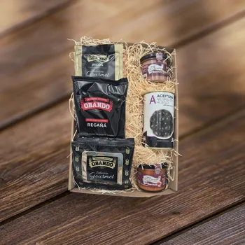 Dárkový potravinový koš Španělský gurmánský výběr