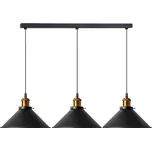 Rea ZÁVĚSNÁ STROPNÍ SVÍTILNA PORTO ČERNÁ 3CP