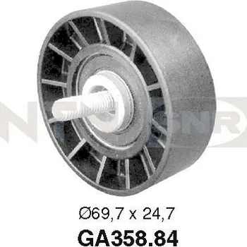 Napínací kladka, žebrovaný klínový řemen SNR GA358.84