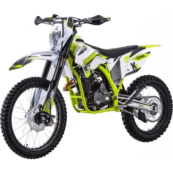 malá motorka Pitbike Zuumav K5-CB225G 250ccm 21/18, světlo, el startér, sedlo87cm, zelená