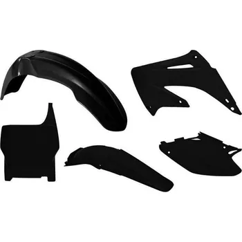 RACETECH kompletní plasty HONDA CR 125/250 02-07, barva černá (tabulka) (HOKIT103001) HONDA CR125 rok 02-07