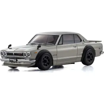 RC model auta Kyosho Mini-Z AWD: Karoserie Nissan Skyline 2000 GTR (KPCG10) Silver