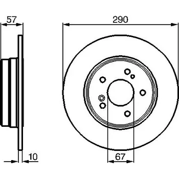 Brzdový kotouč Brzdový kotouč BOSCH 0 986 478 446