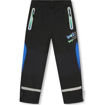 Chlapecké kalhoty KUGO ZATEPLENÉ DĚTSKÉ ŠUSŤÁKOVÉ KALHOTY Černá 104