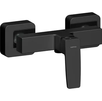 Vodovodní baterie Sapho TURSI nástěnná sprchová baterie, černá mat