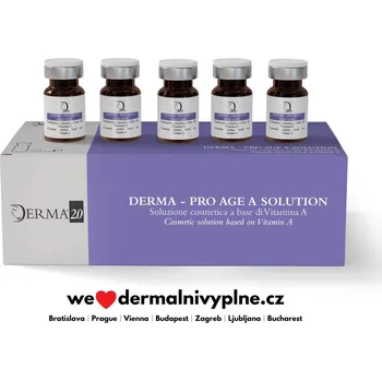 Pleťové sérum DERMA PRO AGE A SOLUTION 5x5ml - Vitamin A ve sterilních lahvičkách