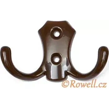 Nábytkové kování H2B dvojháček hnědý