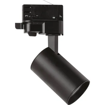 Lampička Megaman Marco 2 Mini LED reflektor, 3fázová stopa, černý, 2 800 K černá 1 x 12 W LED - Doprava zdarma