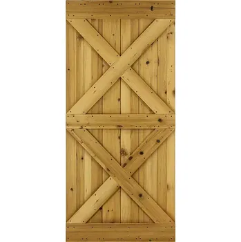 Interiérové dveře Dřevěné posuvné dveře na stěnu MODERN RUSTIC XX Dýha - Smrk Starý