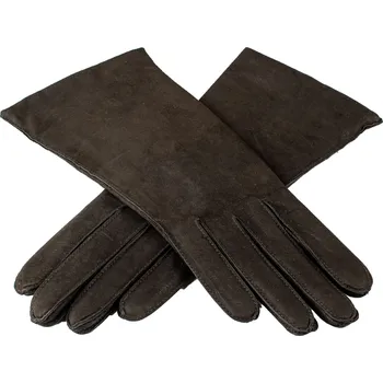 Rukavice BOHEMIA GLOVES Dámské rukavice z lehce broušené kůže s delším zápěstím Barva: Černá, Velikost: 7