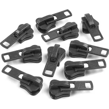 Zip Jezdec ke kostěným zipům No 8, malé, 4 (312) šedá tmavá