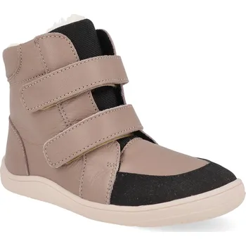 Dívčí zimní obuv Barefoot dětské zimní boty Baby Bare - Febo Winter Rosa růžové Velikost: 27