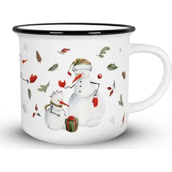 DARRÉ Hrneček Vánoční radovánky 236 ml bílá vánoční
