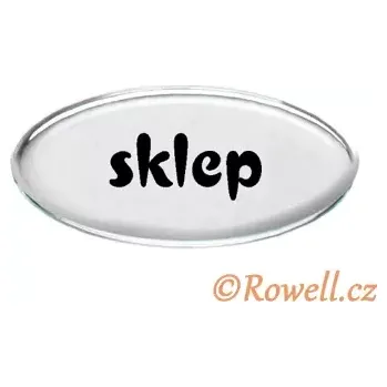 Dveřní kování SD Štítek stříbrný 'sklep'