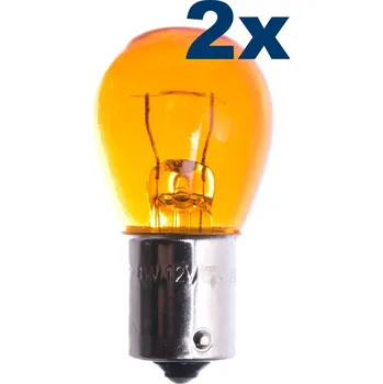 L12.3901 oranžová žárovka do majáku Nice ELB a MLBT, 12V/21W BA15, 2ks
