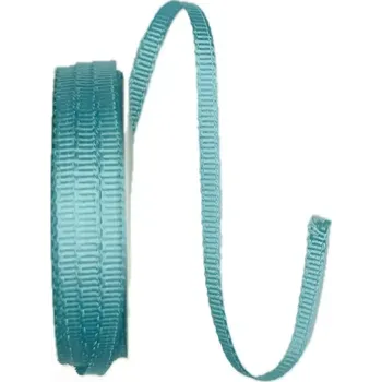 Stuha Stuha rypsová ELEGANCE AQUA světle tyrkysová 6mm x 6m (3,50 Kč/m) (Stuha rypsová, tenká, světle tyrkysová, lesklá, oboustranná)