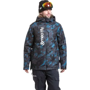 Pánská SNB & SKI bunda Meatfly Manifold petrolejová XL