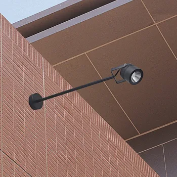 Venkovní osvětlení LCD Venkovní nástěnný reflektor LED 5012, černý, hliník, sklo, 68 cm černá 1 x 15 W LED - Doprava zdarma