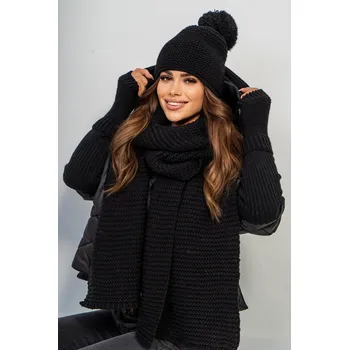 Šála Komplet Mil černý