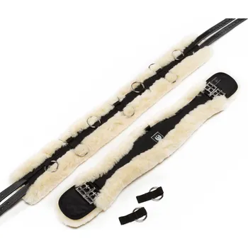 Werner Christ Horse Obřišník lonžovací Werner Christ Horse, s beránkem, black/nature FULL